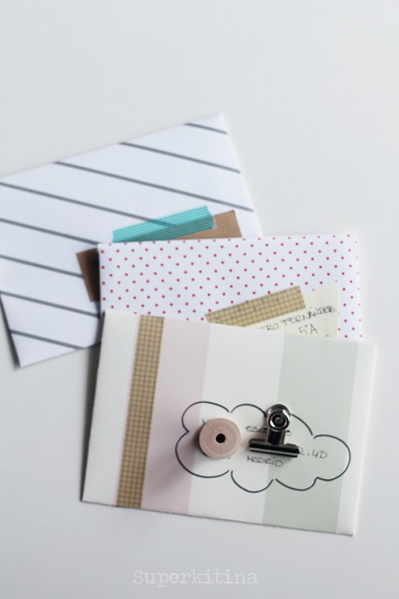 Superkitina snailmail cartas handmade