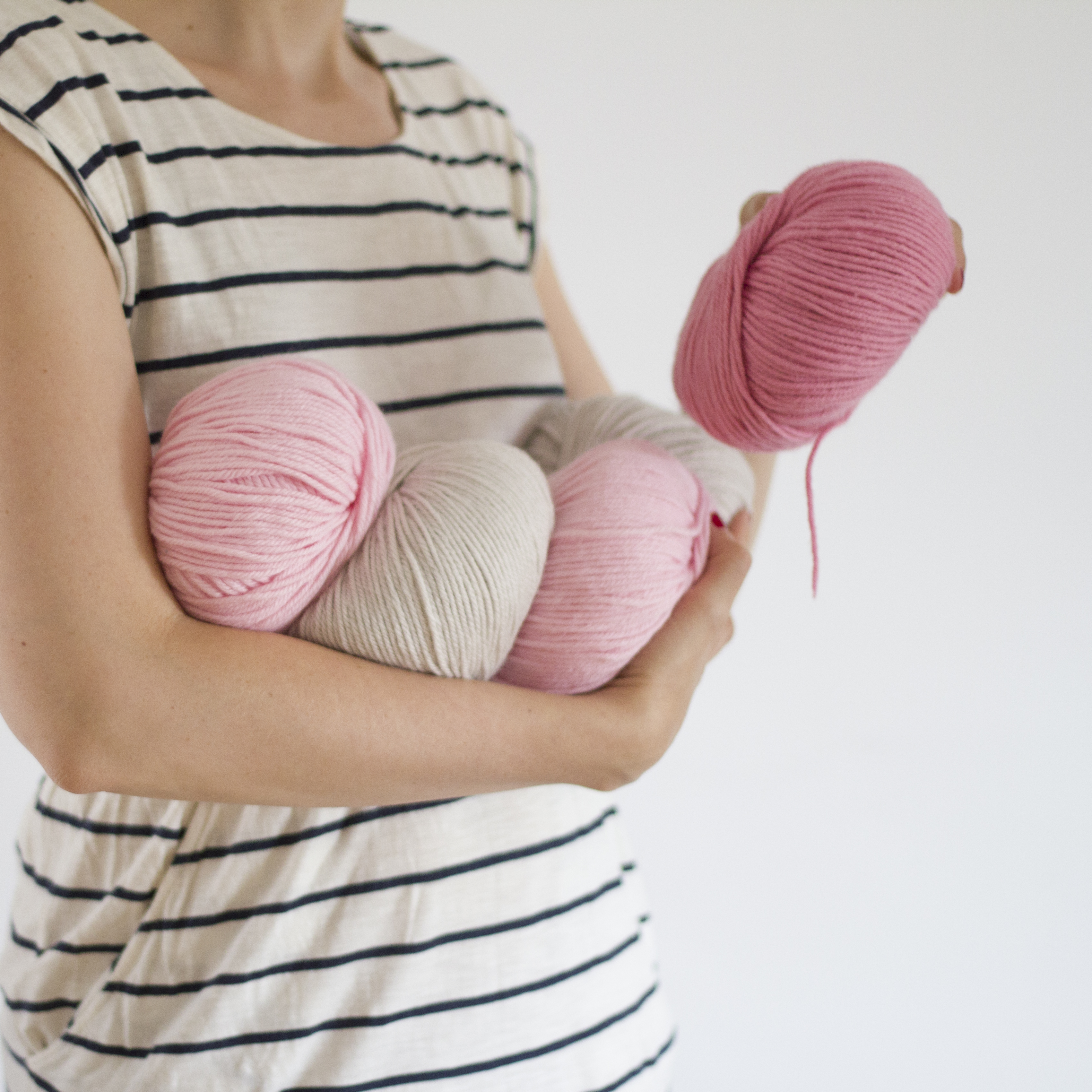 Lanas rosas Katia by Superkitina